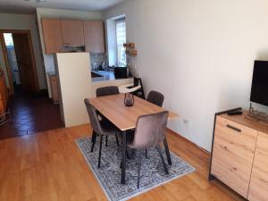 Kuchyň nebo kuchyňský kout v ubytování Ferienwohnung Berger