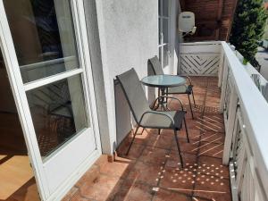 Balkón nebo terasa v ubytování Ferienwohnung Berger