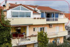 Balkón alebo terasa v ubytovaní Luxury spacious apt near Znjan beach w sea view