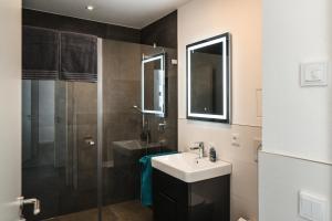 Ένα μπάνιο στο Apartment Müller am See +71 φωτογραφίες