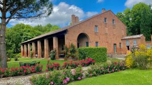 O edifício em que o hotel-fazenda rural se localiza