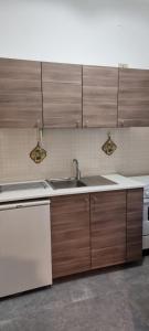 Dapur atau dapur kecil di B&B Villa Refe