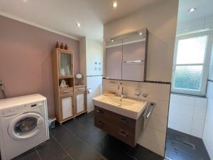 Koupelna v ubytování Ferienwohnung Lennefer