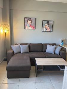 Posezení v ubytování Q luxury rooms Perea center