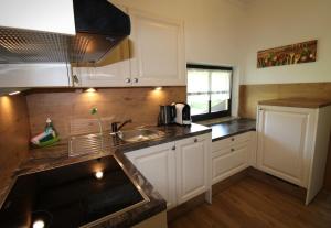 A kitchen or kitchenette at Appartements Panorama Schlössl
