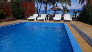 Piscina a Király Apartman o a prop