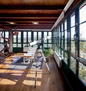 Fitness centrum a/nebo fitness zařízení v ubytování Casa Vistaboa Ribeira Sacra