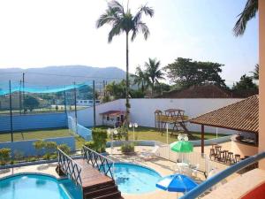 Kolam renang di atau dekat dengan HOTEL CLUBE AZUL DO MAR