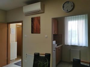 Kuchyňa alebo kuchynka v ubytovaní Csabai Apartman