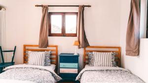 Cama o camas de una habitación en Casa Bordeira