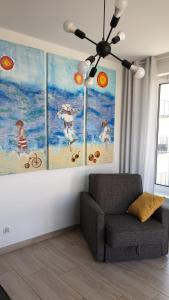 Część wypoczynkowa w obiekcie Impresja 42 Apartament z garażem