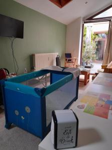 TV a/nebo společenská místnost v ubytování La chambre Tomis Ath