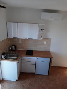 Kuchyň nebo kuchyňský kout v ubytování Apartments Čobanov