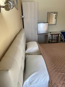 Гостиная зона в Samothraki Akrogiali Rooms
