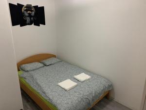 Katil atau katil-katil dalam bilik di Apartment Old Town Izola