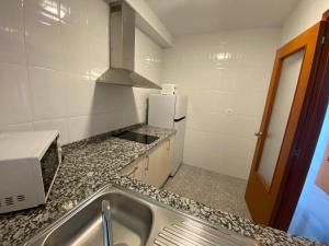 Kuchyňa alebo kuchynka v ubytovaní Apartamentos Oasis Benidorm