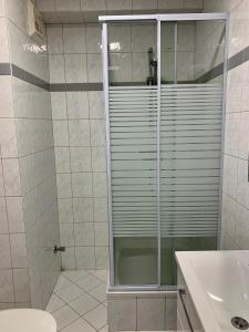 Kylpyhuone majoituspaikassa Appartement Lilienthal