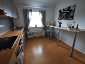 Η κουζίνα ή μικρή κουζίνα στο Ferienwohnung Brunschön +2 φωτογραφίες
