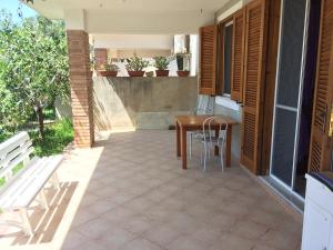 Balkón alebo terasa v ubytovaní Casa vacanze la tuia