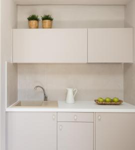 Kuchyň nebo kuchyňský kout v ubytování Calmare suites