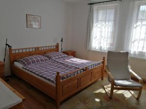 A bed or beds in a room at Villa Pedro
