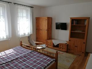 A bed or beds in a room at Villa Pedro