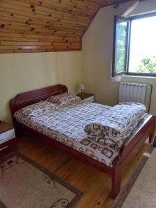 Кровать или кровати в номере Vikendica Milos