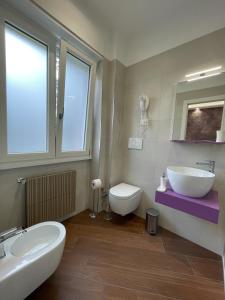 Koupelna v ubytování B&B Le Ninfee