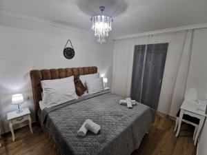 Ένα ή περισσότερα κρεβάτια σε δωμάτιο στο Luxury Villa Sara in Malinska +16 φωτογραφίες
