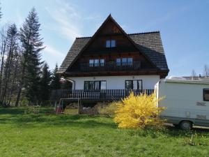 Zahrada ubytování Drewniany Pokoik Tatra Travel