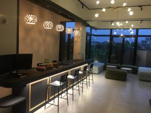 Posezení v ubytování 方興ToP會館 全新包棟電梯民宿
