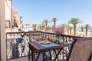 En balkong eller terrasse på Blue Sea Relax Apartment