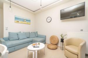 Et sittehjørne på Blue Sea Relax Apartment