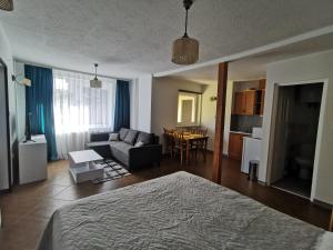 Kuchyň nebo kuchyňský kout v ubytování Apartament Ogrodowa