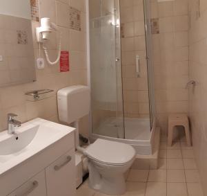 Kopalnica v nastanitvi Volenter Gästehaus