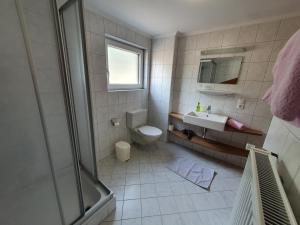 Kúpeľňa v ubytovaní Pension Gabl