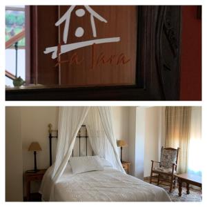Una cama o camas en una habitación de Casa Rural La Jara