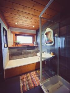 Koupelna v ubytování Nîdwazô - Ecolodge & Maison d'hôtes