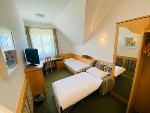TV a/nebo společenská místnost v ubytování Hotel Stich