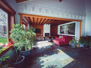 Posezení v ubytování Nîdwazô - Ecolodge & Maison d'hôtes