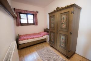 Postel nebo postele na pokoji v ubytování Almhaus Anita