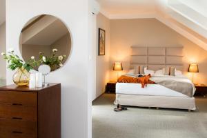 Postel nebo postele na pokoji v ubytování Boutique Hotel Bristol