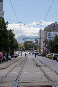 Nespecifikovaný výhled na hory nebo výhled na hory při pohledu z apartmánu