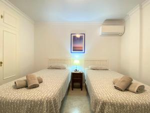 Posteľ alebo postele v izbe v ubytovaní Aljamar 6 Burriana Beach Casasol