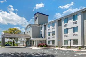 a rendering of a hotel with a parking lot at Sleep Inn Allentown-Fogelsville in Allentown