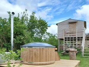 Zahrada ubytování Norwell view farm glamping with hot tubs + 30 fotografií