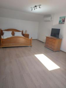 Postel nebo postele na pokoji v ubytování Casa Eric