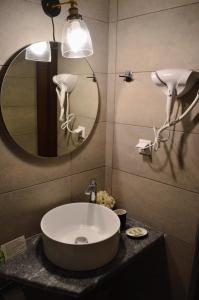 Koupelna v ubytování Castro Rooms Chios