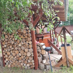 Vonkajšia záhrada v ubytovaní Relax time Vidéken