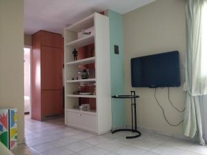 A television and/or entertainment centre at Sior Dionysios Apartments